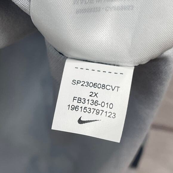 NWT Nike Dri-Fit Cropped Printed Black Tank Top Women’s Plus Sz 2X (FB3136-010) - Picture 9 of 9